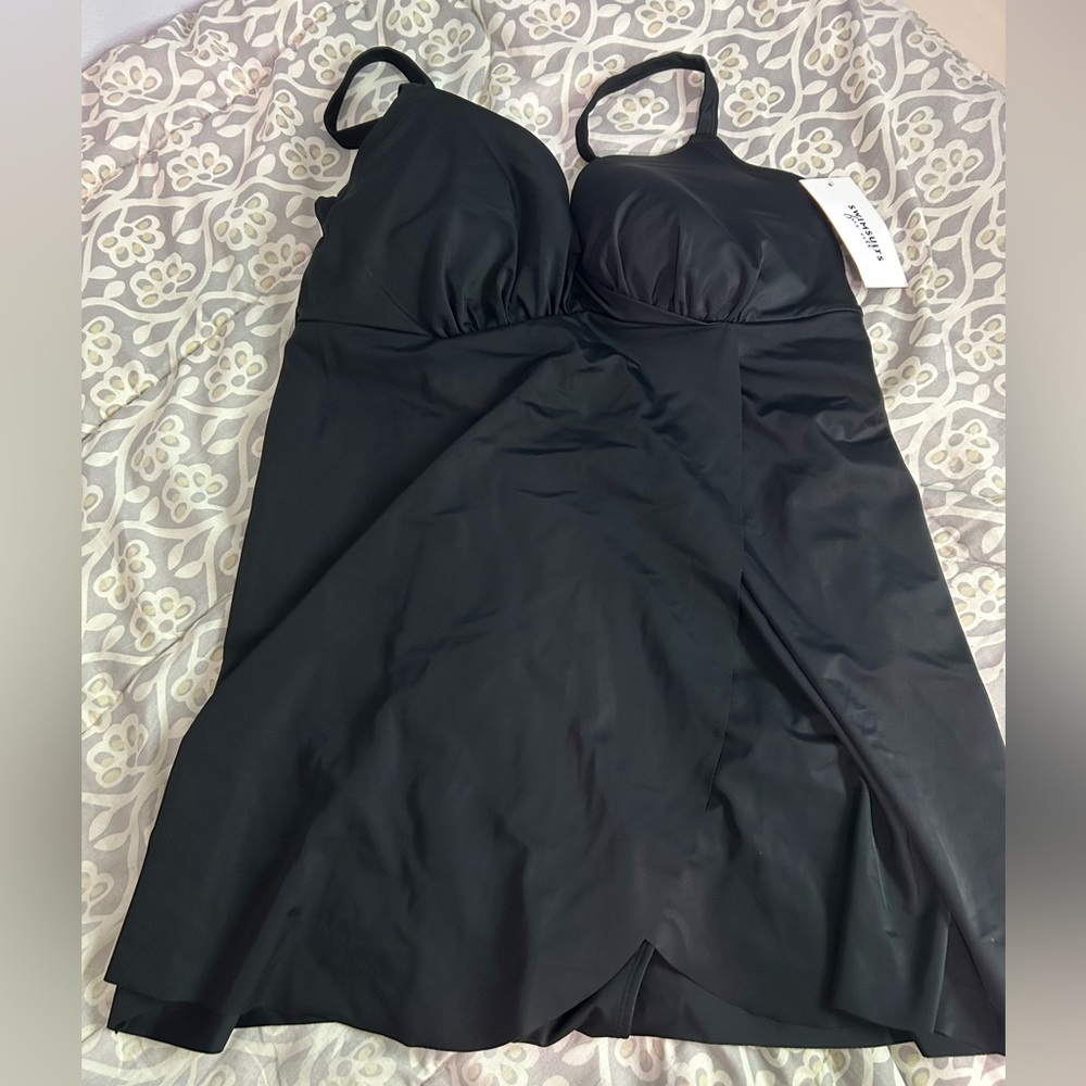Swimsuits For All bathing suit dress size 36DD